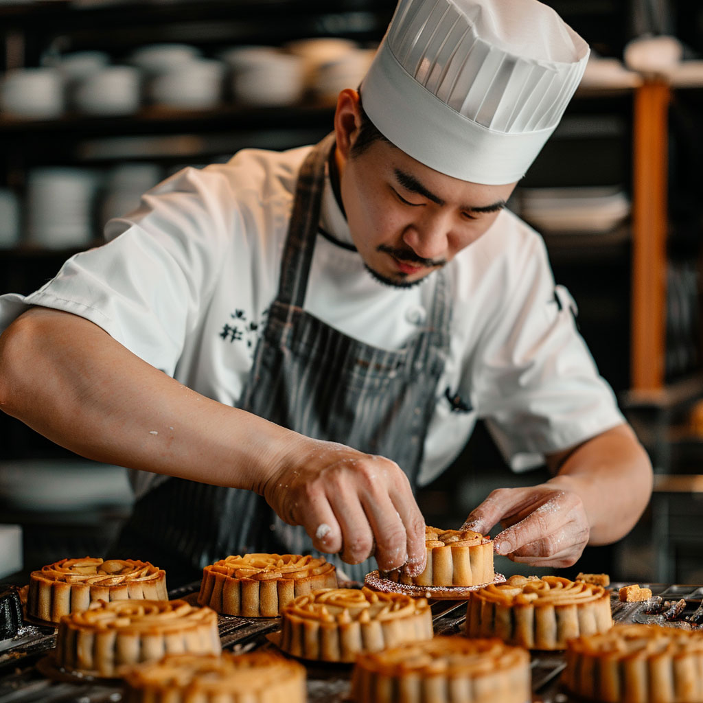 chef-working-with-mooncakes